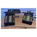 R.C. Allen & Burroughs adding machines