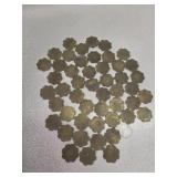 *5c brass trade token, G. Zimmerman