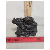 Crystal ball dragon stand