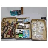 Screwdrivers,  Nails, tacks, handles