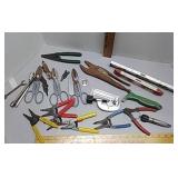 Tools, wire strippers, Snips, caliber & other