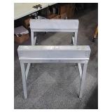 2 folding saw horses