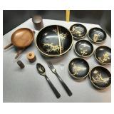 Japanese oriental wood bowls & more
