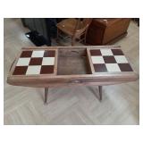> Game coffee table with storage & sliding top