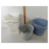 Brinkman Metal 8qt Pail, 2- Plastic Bucket/Pail