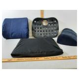 Lumbar and seat cushions