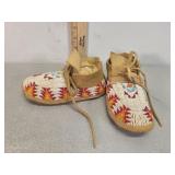 Native American beaded moccasins by Dorothy Ann