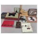 Scottie dog decor, puzzle hangers