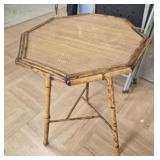 > Bamboo table