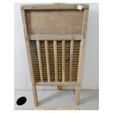 Brass & Wood Washboard