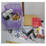 Tote with office Supplies