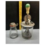 Egg beater jar & nut grater