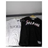 2 Majestic Baseball jerseys Rockies Chacin &