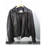 Hathaway Leather mens jacket large