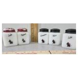 5 scottie dog spice shakers