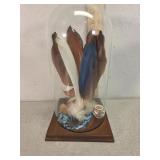 Feathers and beads possibly by Dorothy Ann Little