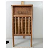 King Cotton Brass & Wood Washboard