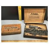 2 stamping text kits. Superior / The Excelsior