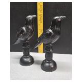 2 Hobby Lobby Crows Black Bird Raven decor