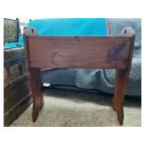 > Wood doll cradle