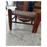 > Wood footstool or child's stool