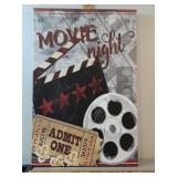 Movie Night wall decor