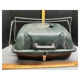 Portable table top charcoal grill