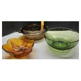 Glass Anchor Ovenware with lid & serving dishes