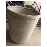 > 30 gal Western stoneware crock