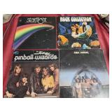 * 4 vtg Rock vinyl record albums
