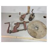 Grinders, drill press