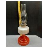 Glass oil lamp