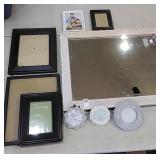 Beveled mirror & frames