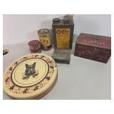 Tins tobacco, kitchen and more!