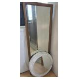 > wardrobe Mirror & round cabinet with mirror