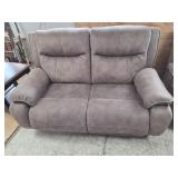 > Southern motion electric love seat dual recliner