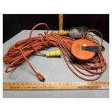 Extension cord and shop light