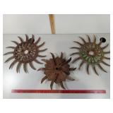 3- Cast Iron Rotary Tiller Wheels
