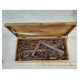 Wood box & tools