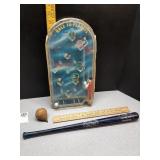 Vintage wood top, pinball &  J.C. Penny