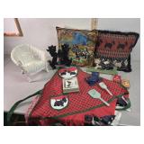 Scottie Dog Apron, towel holder, Coin purse +