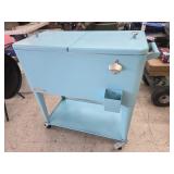 Like new Permasteel patio cooler on casters