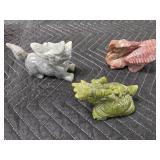 *Hand carved Dragon crystal Figurines minerals