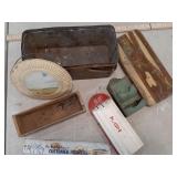 Tin litho picnic basket +