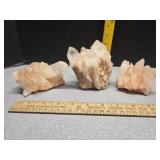 * Quartz clusters