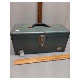 Metal toolbox and contents