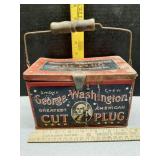 George Washington tobacco tin