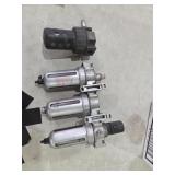 Pneumatic filter housing