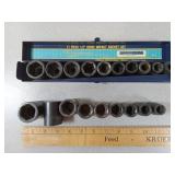 1/2' Drive SAE Impact Socket Sets,  Craftsman &