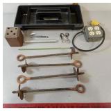 Auger Earth Anchors +